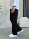 Keten Siyah  Baggy Pantolon