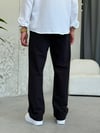 Keten Siyah  Baggy Pantolon