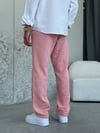 Müslin Kumaş Pembe Keten Pantolon