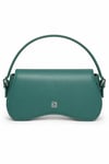 Duki Daso Kadın Yeşil Asimetrik Baget Kol Çantası | SUMMER MT1618 YEŞİL