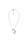 Gümüş Oval Halka Kolye | Gümüş JS12744