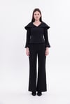 Black Striped Pants