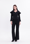 Siyah Evelyn Top