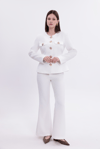 White Amara Blazer