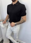 Hemşire yaka triko tişört
