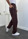 Monocco Yıkamalı Keten Baggy Kahverengi 