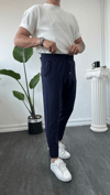 MR Duble Paça Jogger Lacivert