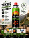 Kamp Ocağı Gaz Kartuşu Bütan Propan Gaz 5 Li Set 220 Gr - Kamp Ocakları KampAVM