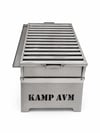 KampAVM Firepack Katlanabilir %100 Paslanmaz Çelik Mangal - Mangal - Barbekü Ekipmanları KampAVM