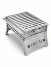 KampAVM Firepack L Katlanabilir %100 Paslanmaz Çelik Mangal (36x25 cm) - Mangal - Barbekü Ekipmanları KampAVM