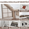 Madfox Bigless Glamping 4-8 Kişilik Şişme Çadır – Baca Çıkışlı - Kamp Ekipmanları KampAVM
