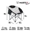 Madfox Moonchair Deluxe 150 KG Kapasiteli Dolgulu Katlanır Kamp Sandalyesi - Masa - Sandalye KampAVM