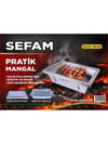 Sefam Mangal Katlanabilir Portatif Mangal 30x45 cm - Mangal - Barbekü Ekipmanları KampAVM