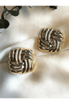 GOLD KARE VİNTAGE KÜPE