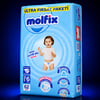 MOLFIX ULTRA FIRSAT PKT 6 NO 62'Lİ BEBEK BEZİ*2