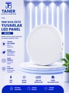 18W SIVA ÜSTÜ YUVARLAK BEYAZ KASA BEYAZ IŞIK