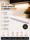 NOAS 30 CM 5W EKLENEBİLİR ANAHTARLI T5 BANT ARMATÜR BEYAZ