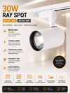 NOAS 30W BEYAZ KASA BEYAZ IŞIK RAY SPOT