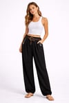 İtalyan Beli Kemerli Şalvar Kalıp Tencel Pantolon 2601XA17 - 2354