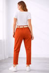 İtalyan Hasır Kemerli Pantolon 2601XA12 - 24297-T