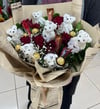Kırmızı Gül Ayıcık ve Çikolata  Buketi