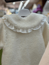 ÇİÇEK YAKALI PELUŞ HIRKA
