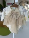 DANTEL EKRU ROMPER