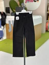 SİYAH DÜĞMELİ  KOT PANTALON 