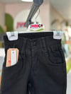 SİYAH LASTİKLİ KOT PANTOLON
