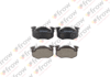 FREN BALATASI ARKA (105 mm) PEUGEOT P106 II P205 P206 P306 CITROEN SAXO XSARA RENAULT R19 CLIO I CLIO II MEGANE I MERCEDES VITO W639