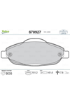 FREN BALATASI ON (151 MM) PEUGEOT P308 P3008 07-