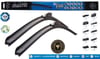 MUZ TIPI SILECEK SUPURGESI UNIVERSAL 10 APARATLI 380 MM 15