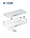 POLEN FILTRESI 239×85*20 TAKIM PEUGEOT P301 CITROEN C-ELYESE 13-