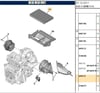 POLEN FILTRESI (287*180*32) PEUGEOT P1007 P307 P308 RCZ CITROEN C2 C3 C4 DS4