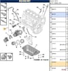 YAG CUBUGU PEUGEOT P206 P207 P307 P308 P407 PARTNER TEPEE CITROEN C2 C3 C4 C5 C5 X7 BERLINGO B9 FOCUS 1.6HDI DV6TED4