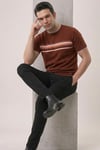 Erkek Bisiklet Yaka Triko T-shirt
