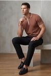 Erkek Polo Yaka Triko T-shirt
