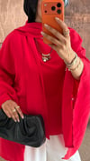 Monare Exclusive Tencel Şal Detaylı Bluz 