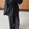 Biye Kemerli Oversize Kalıp Casual Basic Kadın Oysho Tunik