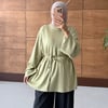 Biye Kemerli Oversize Kalıp Casual Basic Kadın Oysho Tunik