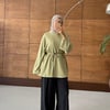 Biye Kemerli Oversize Kalıp Casual Basic Kadın Oysho Tunik