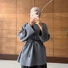 Biye Kemerli Oversize Kalıp Casual Basic Kadın Oysho Tunik