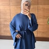 Biye Kemerli Oversize Kalıp Casual Basic Kadın Oysho Tunik