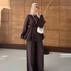 Godalı Tasarım Casual Bluz Pantolon Kadın Takım