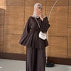 Godalı Tasarım Casual Bluz Pantolon Kadın Takım