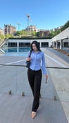 Konfort Crep Likralı Çımalı Pantolon