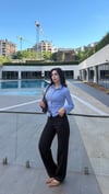 Konfort Crep Likralı Çımalı Pantolon