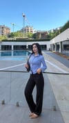 Konfort Crep Likralı Çımalı Pantolon