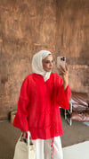 ÉLAN Bağlamalı Keten Kimono Yazlık Oversize Kimono Ceket Kadın Tesettür Kimono