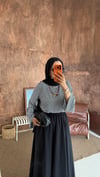 Lorea Çizgili Günlük  Mevsimlik İsoanyol Kol Casual Bluz 